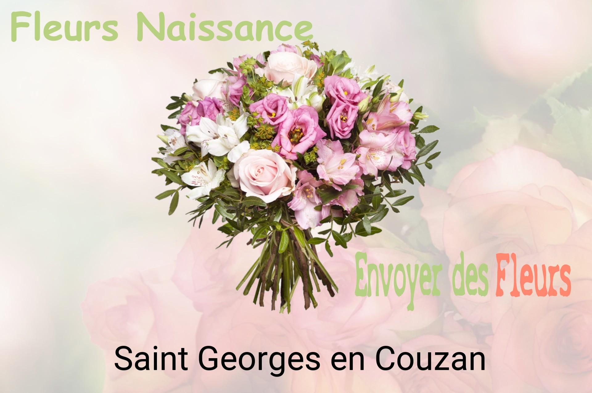 Bouquet de fleurs de naissance livré à Saint-Georges-en-Couzan